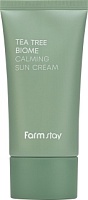 FarmStay Tea Tree Biome Calming Sun Cream Солнцезащитный крем с экстрактом чайного дерева SPF50+/PA++++ 50г - оптом