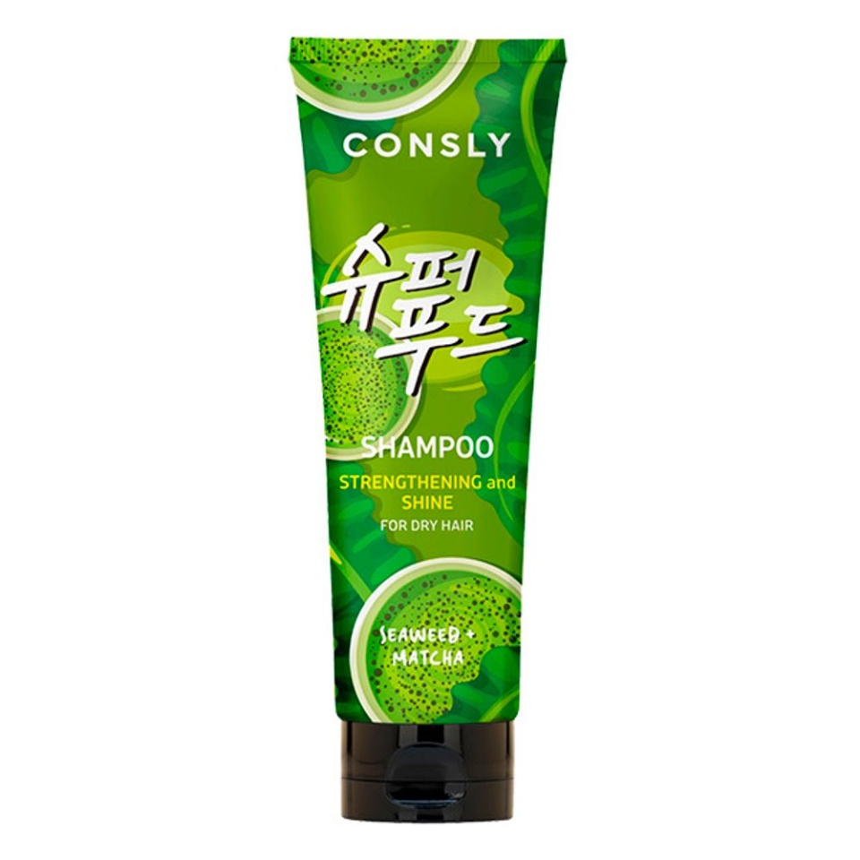 CONSLY Seaweed & Matcha Shampoo for Strength & Shine