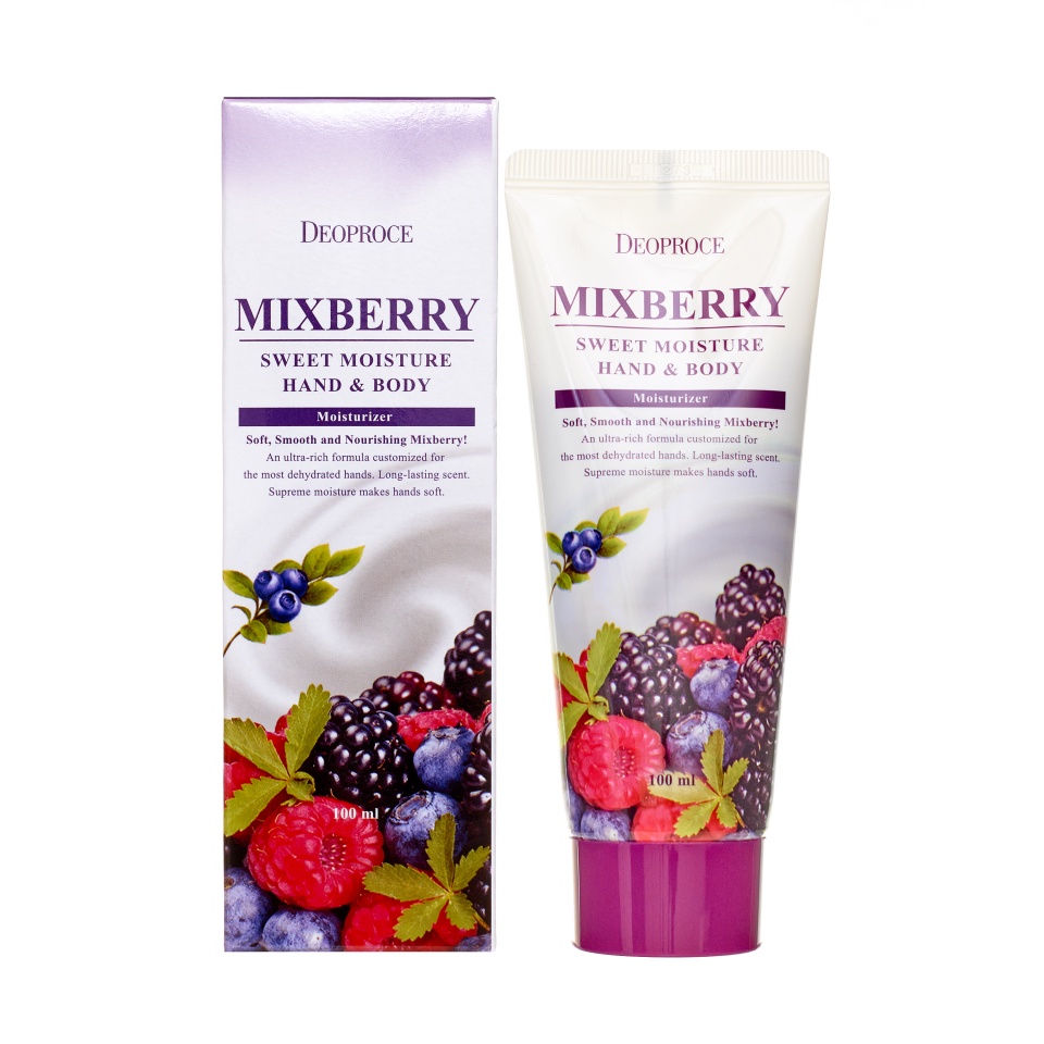 DEOPROCE MOISTURE HAND & BODY MIXBERRY SWEET