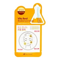 SKIN PLANET VITA REAL RADIANCE MASK Тканевая маска для лица с комплексом витаминов - оптом