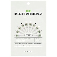 EUNYUL Aloe One Shot Ampoule Mask Успокаивающая тканевая маска для лица с экстрактом алоэ 22мл - оптом