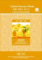 MJCARE LEMON ESSENCE MASK Тканевая маска для лица с экстрактом лимона - оптом